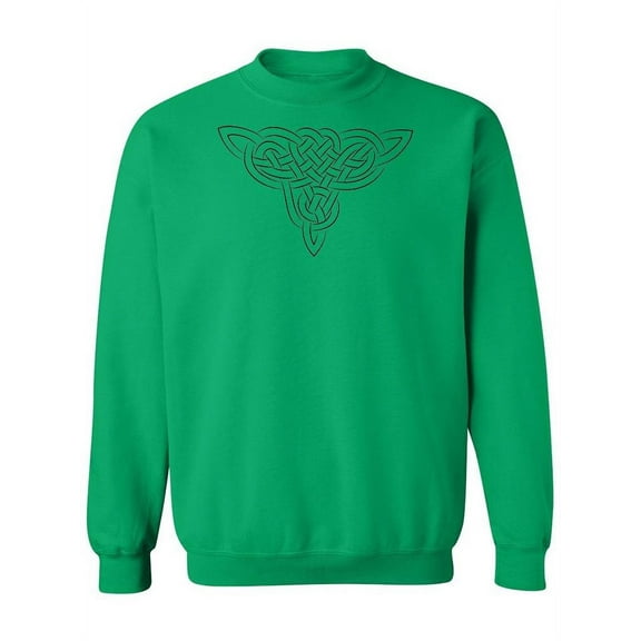 Celtic Knotwork Drawing Sweatshirt Women -Image by Shutterstock, Female Medium