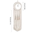 thumbnail image 3 of 3 Styles Macrame Moon Dreamcatcher Wall Hanging, Hand Woven Cotton Tassel Tapestry, Boho Home Wall Art Decor for Bedroom Living Room Dorm Nursery Apartment, 3 of 6