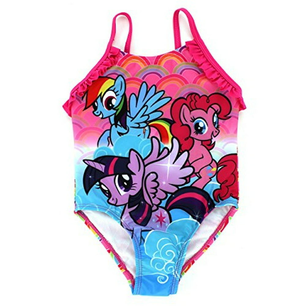 My Little Pony My Little Pony Girls Swimsuit Swimwear 2t Pony Pink