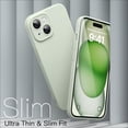 thumbnail image 3 of JETech Slim Case for iPhone 15 Plus 6.7-Inch with Camera Lens Full Cover Protection, Ultra-Thin Lightweight Matte Finish Minimalist Protective Phone Cover (Green), 3 of 6