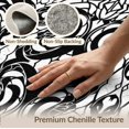 thumbnail image 6 of ODIKA 3'x5' Washable Accent Rug Snake Serpent Retro Aesthetic Coiled Repeat Motif Bold Reptile for Bedside, Nursery Room, Pet Friendly & Non-Shedding, 6 of 7