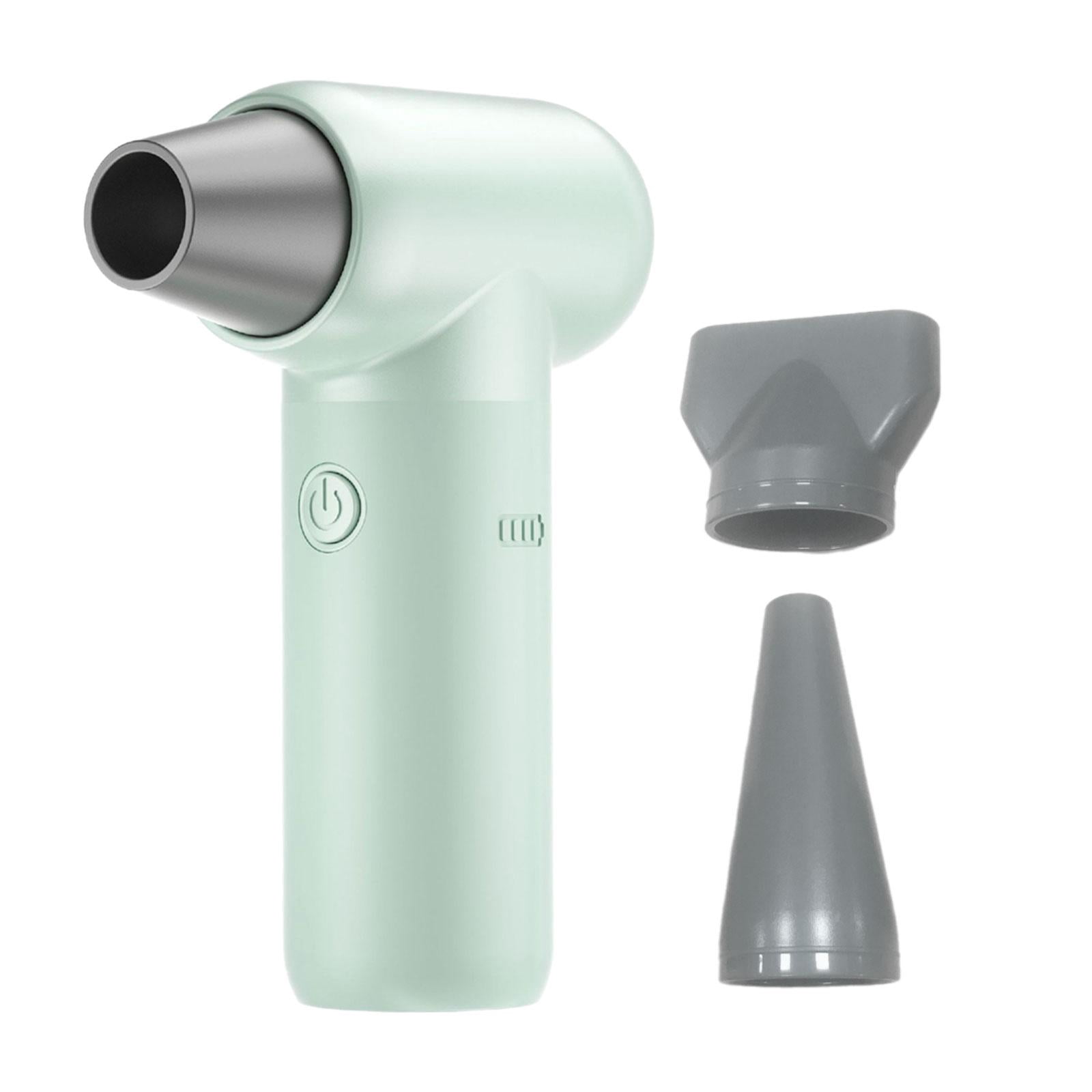 Tongina Cordless Hair Dryer Blow Dryer Household Fast Drying 3 Mouthes Portable Engine Fan Powerful Blow Dryer for Keyboards green