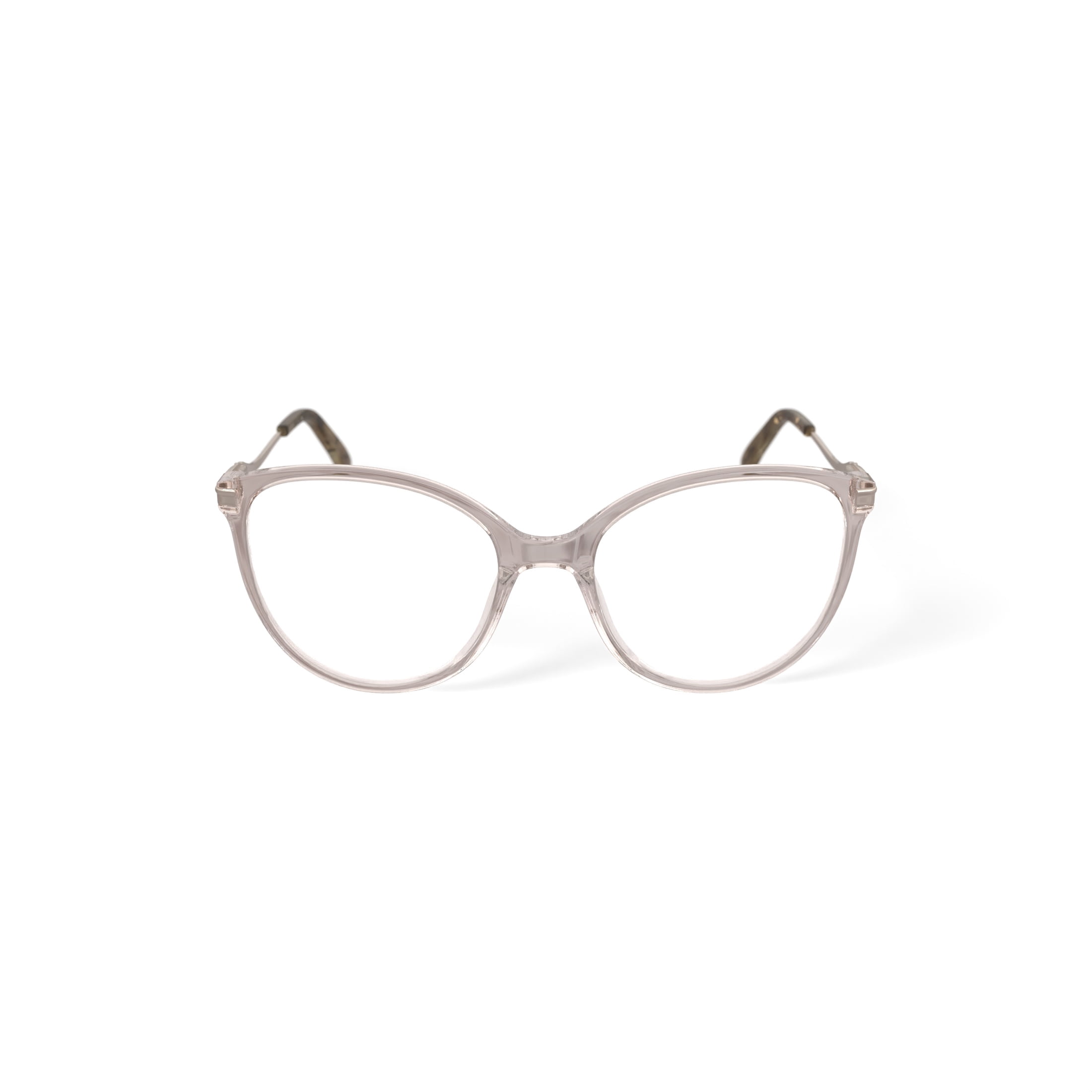 Sophia Loren Women’s H05Z Round Prescription Eyeglasses with Case, Champagne