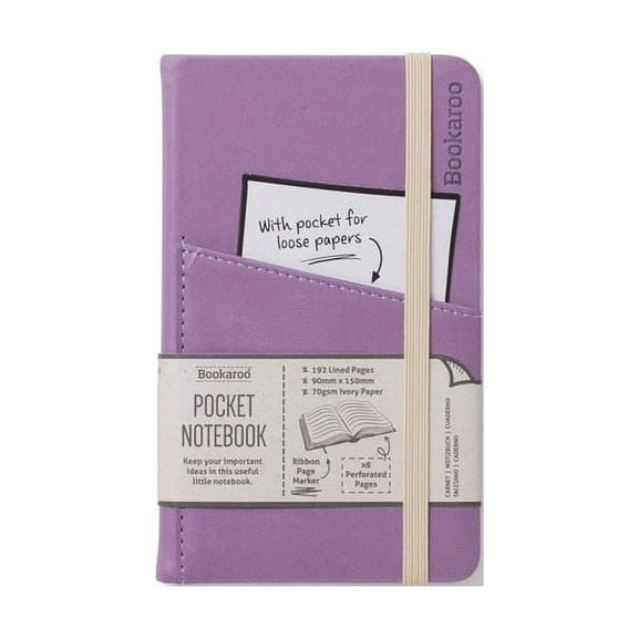 Bookaroo Pocket Notebook (A6) Aubergine (Other)