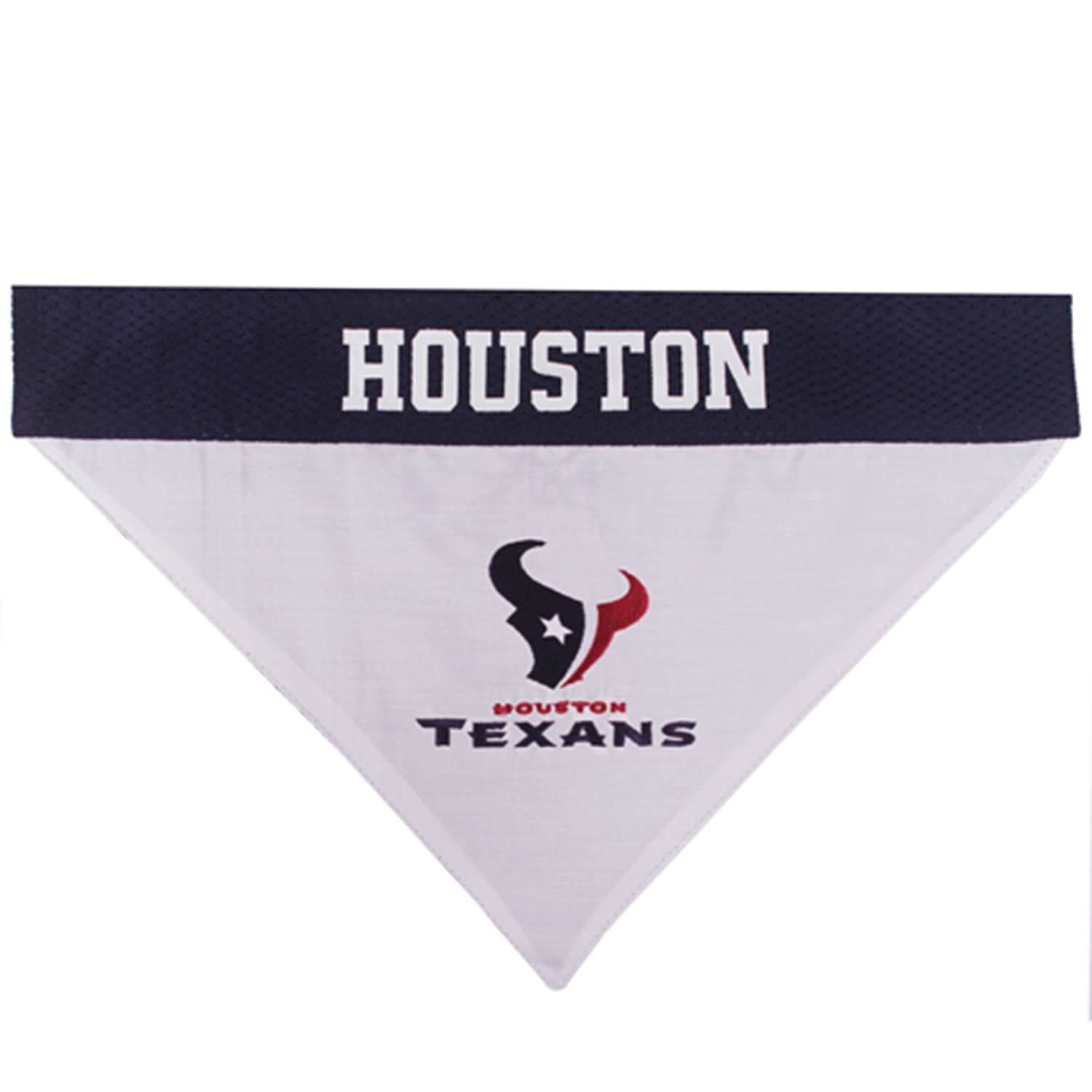 Pets First NFL Houston Texans Dog Bandana - Licensed, Reversible Pet Bandana - 2 sided Bandana