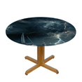 thumbnail image 3 of Orinice Stormy Weather Round Table Cover Stain Resistant Washable Indoor Outdoor Tablecloth Kitchen Dining Wedding Parties Outdoor Fitted 100% Polyester Fiber 31-35, 3 of 8