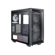 XPG BATTLECRUISER ATX Mid Tower Case | Black | Magnetic front panel and dust filler | 4MM Tempered Glass PC Case | Preinstalled 4x 120mm ARGB Fans