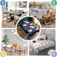 thumbnail image 4 of Celestial Wolf Halloween Pattern Rectangle Tablecloth 60"x84",Waterproof Polyester Rectangle Table Cloth, Wipeable Spillproof Polyester Tablecloth for Dining, Camping, Indoor and Outdoor, 4 of 5