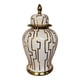 thumbnail image 1 of Jarrón de porcelana con forma de jengibre, para mesa, escritorio, oficina, cerámica 21cmx21cmx37cm, 1 of 9