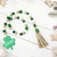 thumbnail image 1 of Decoraciones del Día de San Patricio, Accesorios del Día de San Patricio, Cuentas del Día de San Patricio, Cuentas del Festival Irlandés, Cuerda de Cáñamo, Borla, Cuentas de Madera, Colgante Decorativ, 1 of 6
