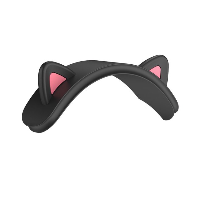 Redcolurful Cute Cat Ears Protector Covers Wireless Bluetooth-compatible Soft Silicone Headphone Protectors Compatible For Airpods Max