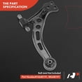 thumbnail image 3 of A-Premium Set of 8 Front Suspension Kit, Lower Control Arm Ball Joint Tie Rod End Rack and Pinion Bellows Kit Compatible with Toyota Camry 1992-1996, Avalon 1995-1996 & Lexus ES300 1992-1996, 3 of 9