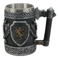 thumbnail image 4 of Large Medieval Coat Of Arms English Lion Heraldry Shields And Crossed Axes Mug, 4 of 6