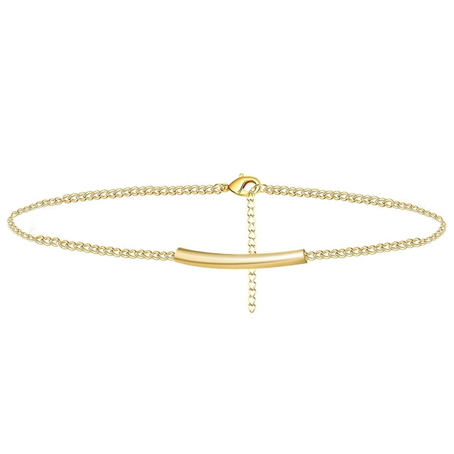 Tobillera HUOGUO Golden Beach de tamaño ajustable para mujer