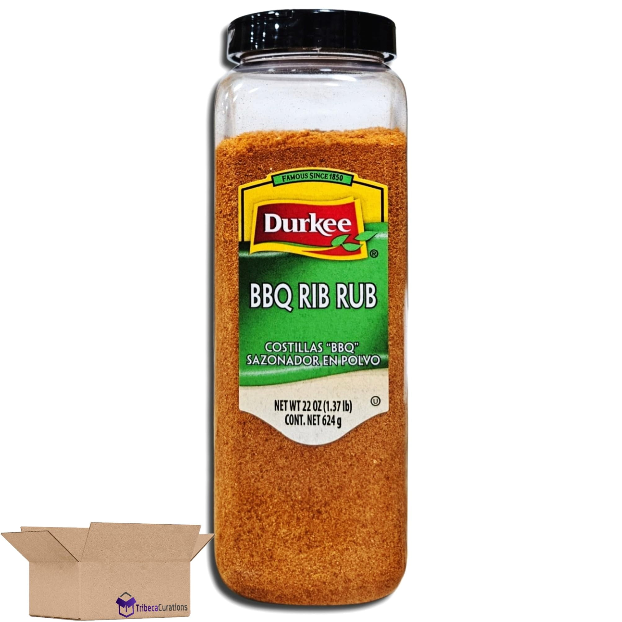 Durkee BBQ Rib Rub 22 Ounce Bottle