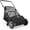 Black+Gray, variant on Senfot 21 Inch Light Green Plastic Lawn Sweeper Leaf Collector Durable Plastic Build Spacious Bag for Backyard Lawn Leaf Grass Garden Debris Pickup