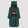 thumbnail image 1 of Qertyioot Chandail en Molleton de Noël pour Femmes, Manches Longues, Col Rond, Mode Décontractée, 1 of 6
