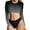 Black, variant on Swimsuits Women Long Sleeve High Cut Bathing Suit Women Tummy Control Push Up with Print Oversized Crew Neck Bikinis Summer The Holiday for Lap Swimming and Training