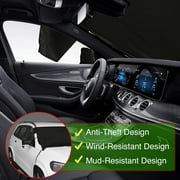 AutoTech Park Custom-fit Snow Cover Compatible with 2010-2023 Chevrolet Spark Hatchback, Windshield Cover  with Rear Mirror Cover