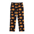thumbnail image 6 of Frostluinai Women's Capri Pajama Pants Halloween Pumpkin Graphic Comfy Bottoms Spooky Season Printed Sleep Pants Soft Elastic Waist Capri Length Sleepwear with Pocket S-3XL, 6 of 6