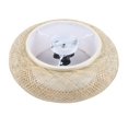 thumbnail image 4 of Bamboo Wicker Rattan Ceiling Light Fixture Lantern Shade Chandelier Home Decor Natural Bamboo Wicker Rattan Lantern Pendant Light Fixture Ceiling Lamp Brown Bamboo Wicker Rattan 3 Lights Pendant Light, 4 of 8
