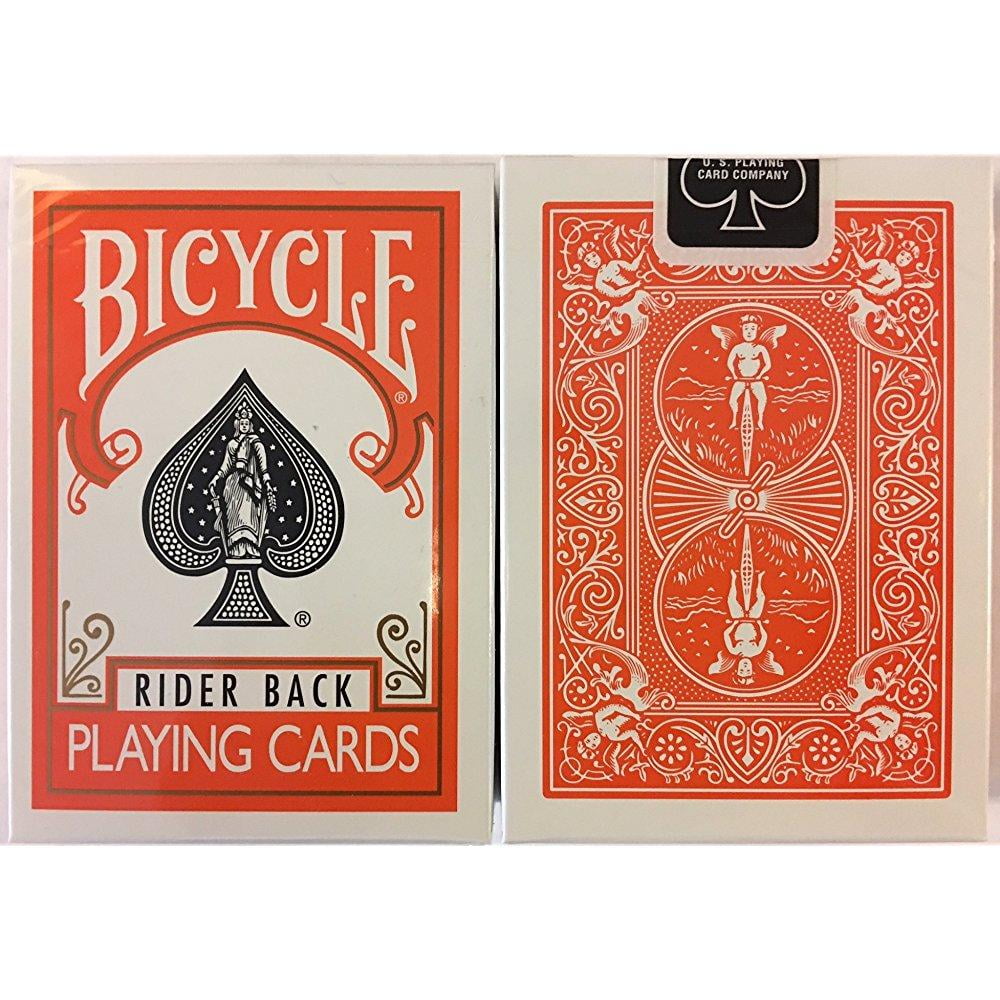 USPCC Bicycle Rider Back Playing Card 4 Deck Color Collection Poker Size 