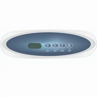 Balboa  80-11725 7 x 2.1 in. Spaside VL260 LCD Duplex Topside Control Panel with Label, Clear Trim