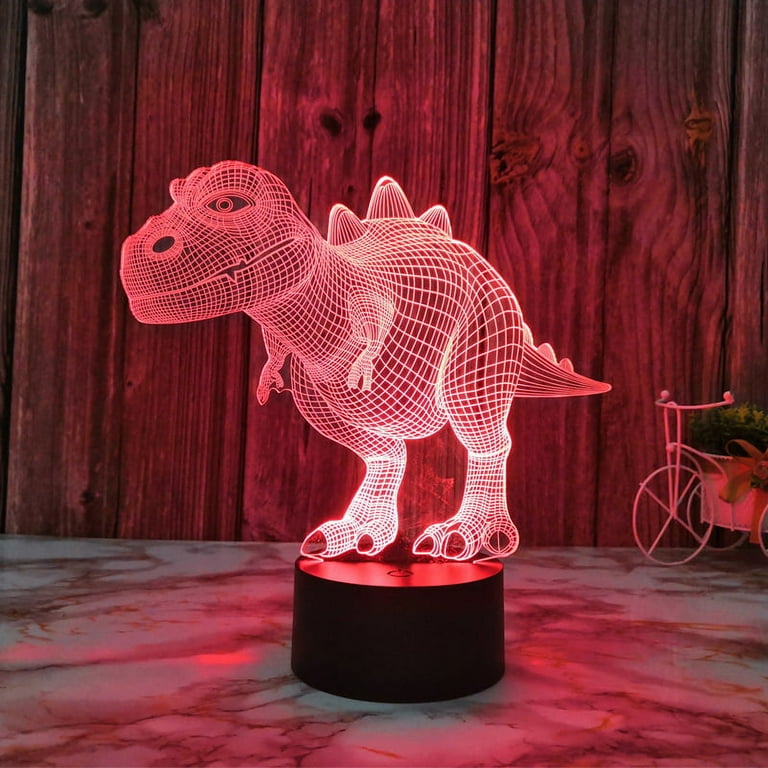 Toyella Cartoon cute dinosaur night light Plug and touch Walmart