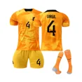 thumbnail image 1 of Netherlands Home No.4 World Cup Ensemble Maillot 22, 1 of 2