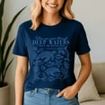 thumbnail image 5 of When You Go Through Deep Waters I Will Be With You Women Shirt, Jesus Shirt, Easter Shirt, Christian Easter TShirt,He Has Rizzen Tee, 5 of 5