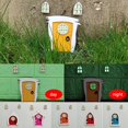 thumbnail image 1 of Luminous at Night Wood Miniature Wooden Fairy Gnome Window Door Elf Home Creative Tree Door Home Garden Decoration Miniatures3China He Qiyong unisex, 1 of 1