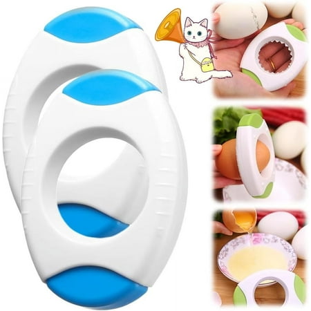 

Egg Shell Opener 2025 Upgraded Egg Shell Opener for Hard Boiled Egg Cracker Tool For Eggs Stainless steel Eggs Peeling Tool Kitchen Gadgets Mini Portable Handheld Egg Cracker Tool (2 Blue)
