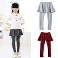 thumbnail image 6 of Gyratedream Girls Leggings with Skirt Warm Kids Leggings Tutu Pants Footless Stretchy Tights 3-11 Years, 6 of 6