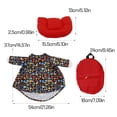 thumbnail image 4 of Fuebueo 23" Back to Class Porch Goose Outfits, 4-Piece School Dress Goose Clothing, 3 Pcs(A), 4 of 9