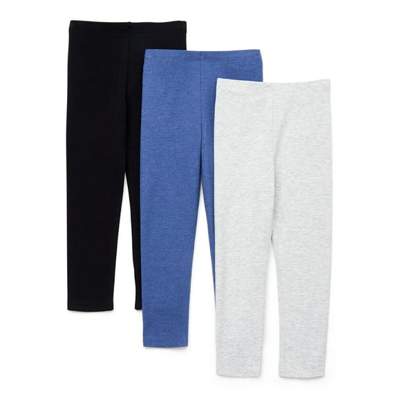 Garanimals Toddler Girl Basic Jersey Leggings, 3-Pack, Sizes 18M-5T