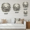 thumbnail image 4 of Designart "Timeless Asian Landscape Eternal Tranquility" Chinese Oversized Wall Clock, 4 of 5