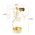 thumbnail image 5 of Spinning Rotary Carousel Tea Light Candle Holder Stand Light Gift Wedding Decor, 5 of 17