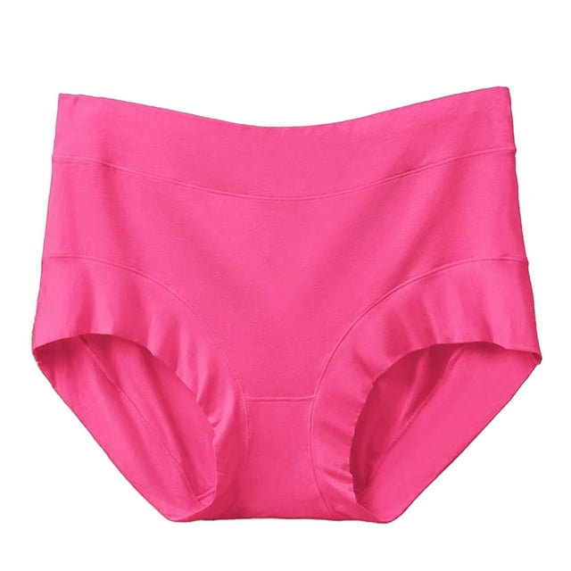 WZXFASHION Culottes Décontractées pour Femmes, Couleur Unie, Taille Haute, Grande Taille, Coupe Ample, Confortables, Haute Résilience, Rose Vif, TTTG