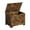 Brown, variant on 23.6" Storage Bench - Wooden Toy Chest with Safety Hinge, Multi-Functional Entryway & Living Room Storage, Easy Assembly