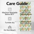 thumbnail image 5 of White Waterproof Fabric Fruits Shower Curtain for Bathroom Decoration Yellow Lemon Orange Fruits Green Leaves Lemons Cloth Shower Curtains Home Bath Decor Machine Washable 72x72 inches, 5 of 6
