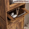 thumbnail image 3 of Armario de baño - armario alto individual con estantes, 3 of 7
