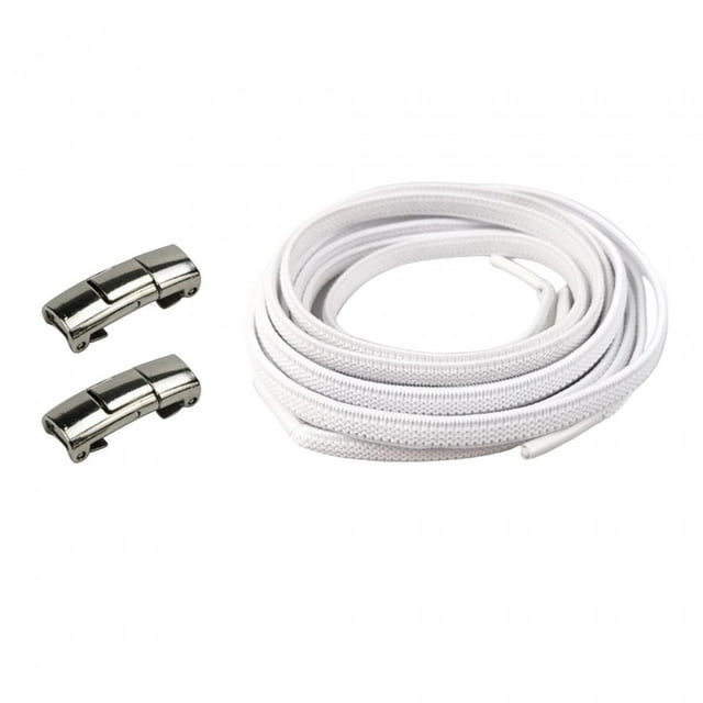 Cordones elásticos sin necesidad de atar Sunnimix Argenta Blanco para adultos