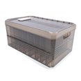 thumbnail image 3 of Wardrobe Clothes Organizer Clothing Compartment Storage Box Foldable Clothing Storage Box Large Size with Lid 9 Grids, 3 of 14