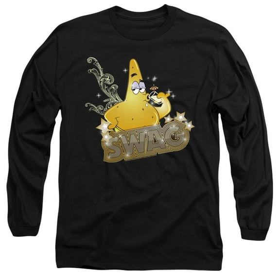 Spongebob Patrick Has Swag Unisex Adult Long-Sleeve T Shirt