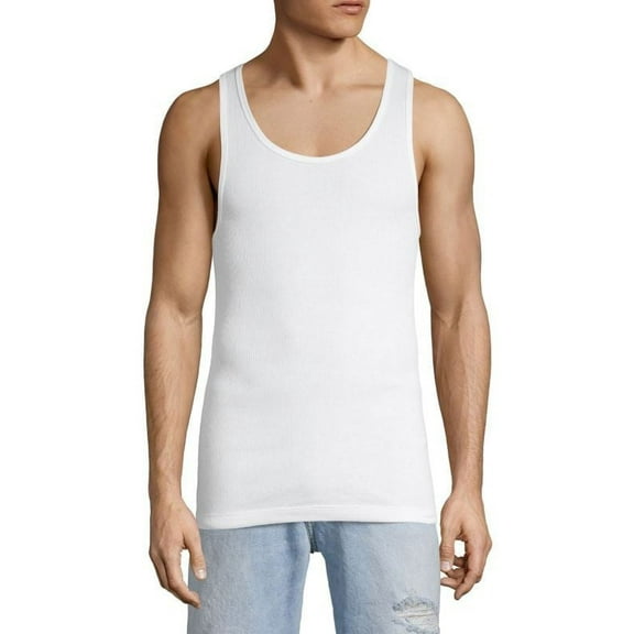 Calvin Klein WHITE Men's 3-Pack Cotton Tank Tops, US Medium