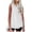 White, variant on Aueoeo Summer Tank Tops for Women Crew Neck Womens Fashion Sleeveless Top Loose Fit Casual Shirts Blouse
