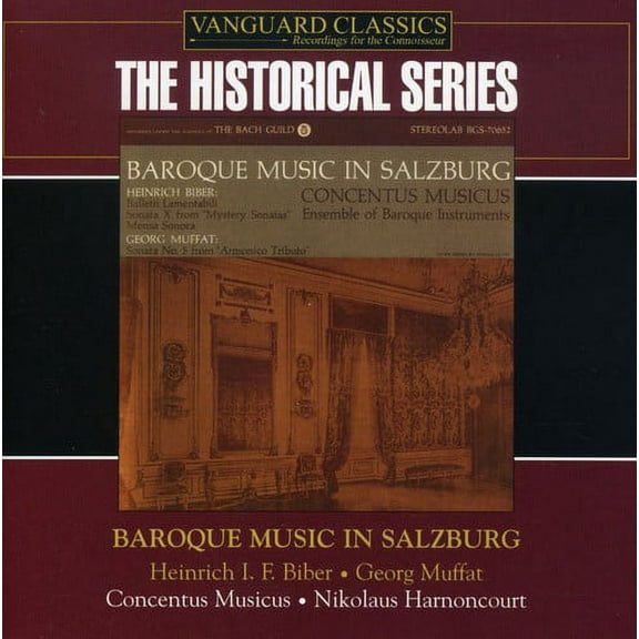 Nikolaus Harnoncourt - Baroque Music in Salzburg - Music & Performance - CD