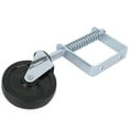 thumbnail image 4 of Spring Loaded Caster,4inch Rubber Gate Wheel Gate Wheel Spring Loaded Gate Wheel Exceptional Value, 4 of 10