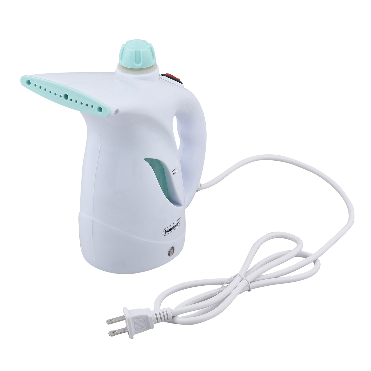 Homesmart White Garment Steamer with Water Tank Brush Electrostatic
