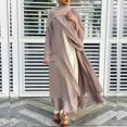 thumbnail image 2 of Abayas Robe Musulmane pour Femmes à Manches Longues Abaya Islamique Aïd Dubaï Caftan Robes Moyen-Orient Robe de Prière Robe en Mousseline, 2 of 7